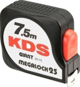 ΜΕΤΡΟ KDS 7.5mX25 ΜΕΤΡΗΣΕΙΣ ΜΕΤΡΟ KDS 7.5mX25