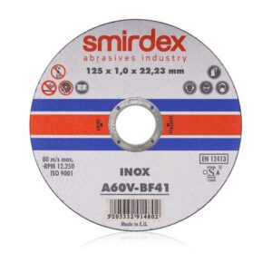ΔΙΣΚΟΣ ΚΟΠΗΣ ΙΝΟΧ 125Χ1Χ22.23 SMYRDEX-DRONCO ΔΙΣΚΟΙ ΔΙΣΚΟΣ ΚΟΠΗΣ ΙΝΟΧ 125Χ1Χ22.23 SMYRDEX-DRONCO
