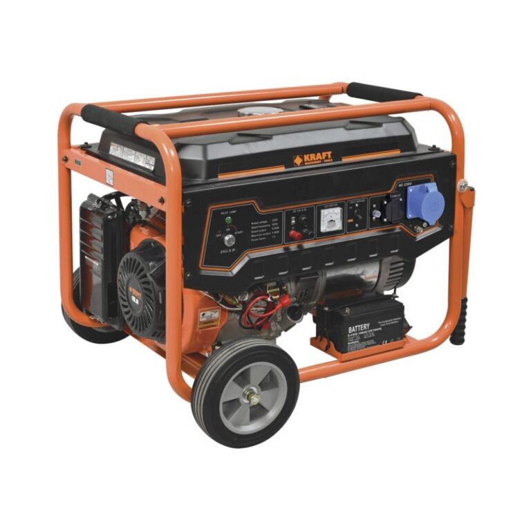 Kraft LT8000 (Μίζα) Γεννήτρια Βενζίνης Τετράχρονη με Μίζα, Ρόδες και Μέγιστη Ισχύ 8kVA ΓΕΝΝΗΤΡΙΕΣ 63745