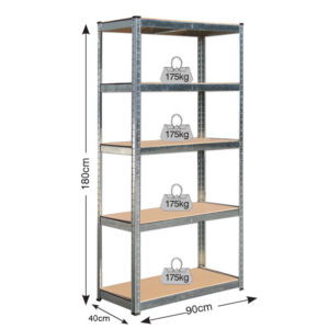 ΡΑΦΙΕΡΑ ΜΕΤΑΛΛΙΚΗ 90Χ40Χ180 ΓΑΛΒ. 175kg 5ΡΑΦΙΑ MDF 610410 ΑΠΟΘΗΚΕΥΣΗ ΦΥΛΑΞΗ ΡΑΦΙΕΡΑ ΜΕΤΑΛΛΙΚΗ 90Χ40Χ180 ΓΑΛΒ. 175kg 5ΡΑΦΙΑ MDF 610410 ΑΠΟΘΗΚΕΥΣΗ ΦΥΛΑΞΗ