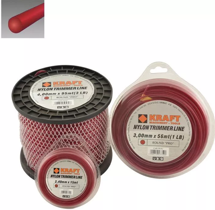 KRAFT:ΜΕΣΙΝΕΖΑ 2.4mmΧ86m ROUND PRO 69360 ΠΑΡΕΛΚΟΜΕΝΑ - ΑΝΑΛΩΣΙΜΑ KRAFT:ΜΕΣΙΝΕΖΑ 2.4mmΧ86m ROUND PRO 69360 ΠΑΡΕΛΚΟΜΕΝΑ - ΑΝΑΛΩΣΙΜΑ