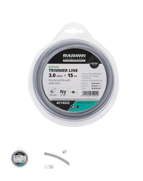 KRAUSMANN ΜΕΣΙΝΕΖΑ ΣΥΡΜ/ΝΟ+ΠΛΑΣΤ. 2.4mmΧ15m AC14218 ΠΑΡΕΛΚΟΜΕΝΑ - ΑΝΑΛΩΣΙΜΑ KRAUSMANN ΜΕΣΙΝΕΖΑ ΣΥΡΜ/ΝΟ+ΠΛΑΣΤ. 2.4mmΧ15m AC14218 ΠΑΡΕΛΚΟΜΕΝΑ - ΑΝΑΛΩΣΙΜΑ